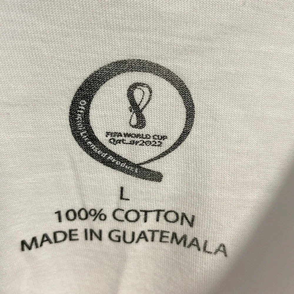 FIFA World Cup 2022 T-shirt official licensed New with tag L 14/16 - Picture 3 of 7